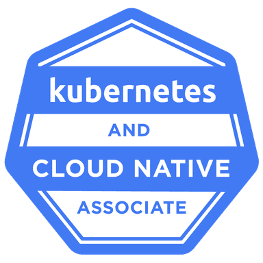 Kubernetes and Cloud Native Associate (KCNA) certification badge